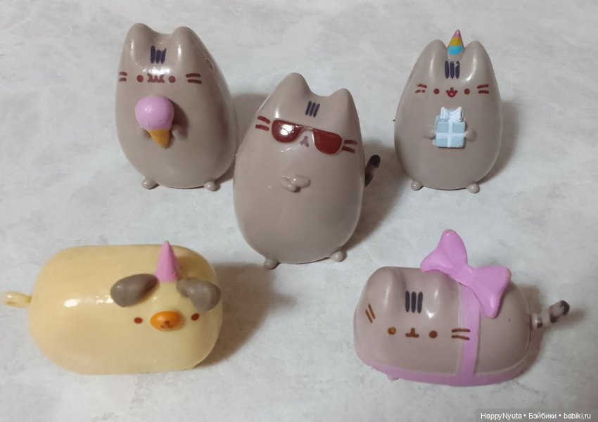 Pusheen'чики — Фигурки Киндер Сюрприз (Kinder) (фото 2)