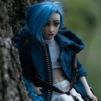 Джинкс из Аркейна. Первая фотосессия. 18+