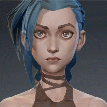 Джинкс из Аркейна, 3д модель