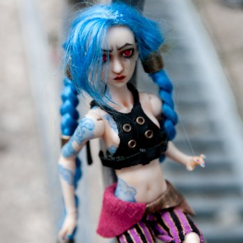 Джинкс из Аркейна. Фотосет: Депрессия