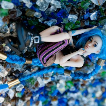 Джинкс из Аркейна. Фотосет: на осколки