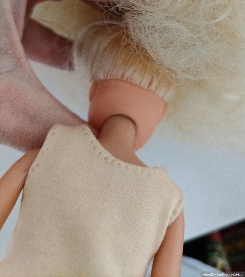 Голова Бетти Тонг на шарнирном теле типа Барби | Бэйбики Голова Бетти Тонг на шарнирном теле типа Барби