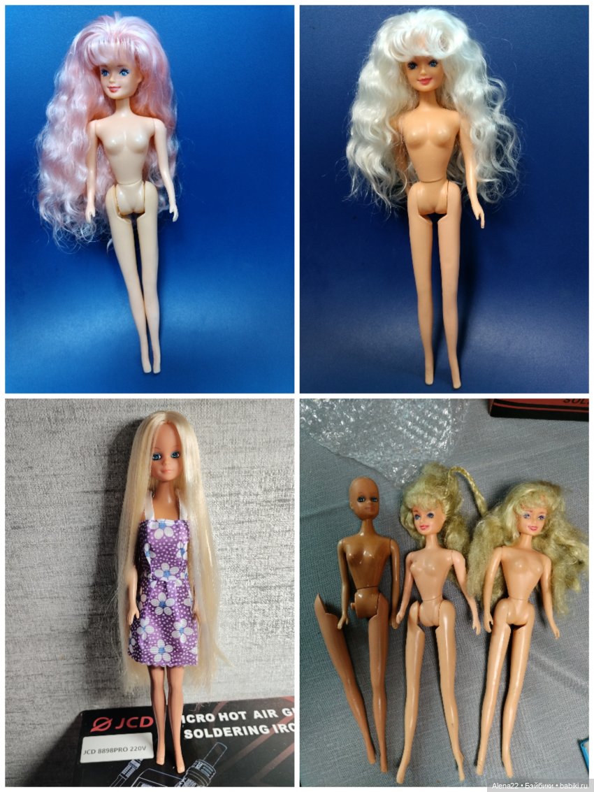 Ремонт кукол Штеффи и Сестра Сэнди, перепрошивка, восстановление сломанных и поврежденных конечностей