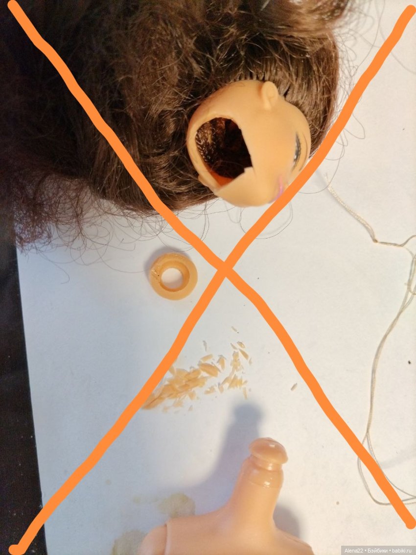 Голова Бетти Тонг на шарнирном теле типа Барби | Бэйбики Голова Бетти Тонг на шарнирном теле типа Барби (фото 2)