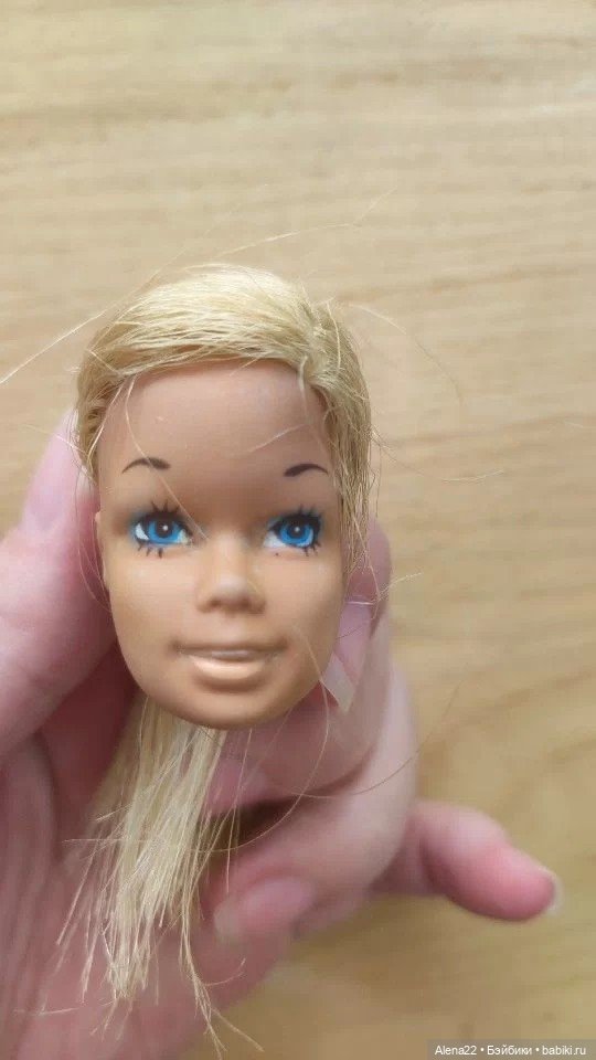 Голова Барби sun set Malibu 1974