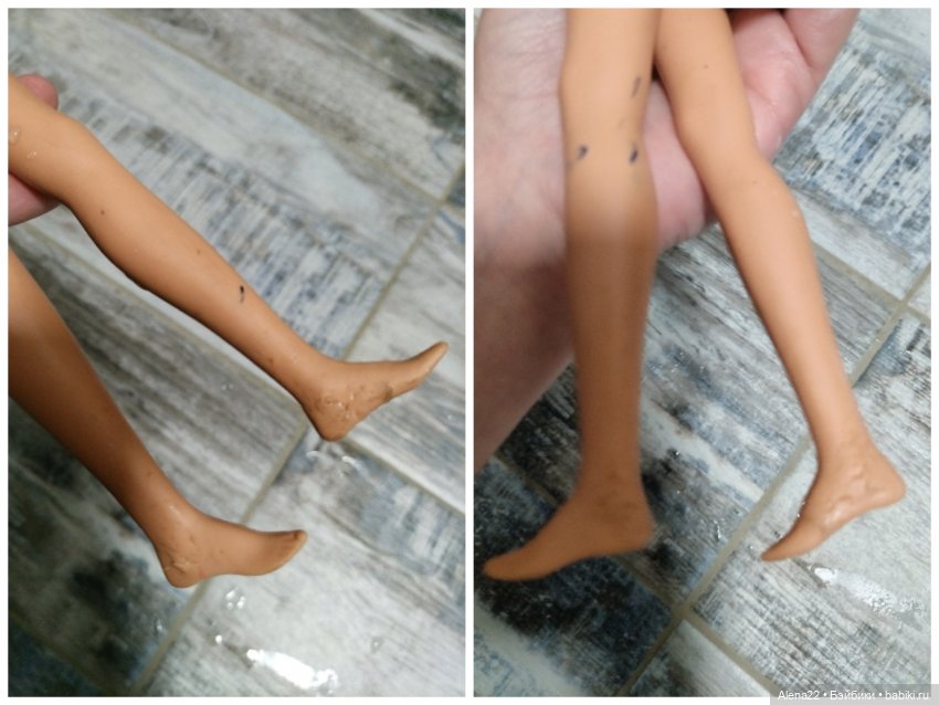 Покусы на ногах куклы Макси Хасбро Покусы на ногах куклы Макси Хасбро