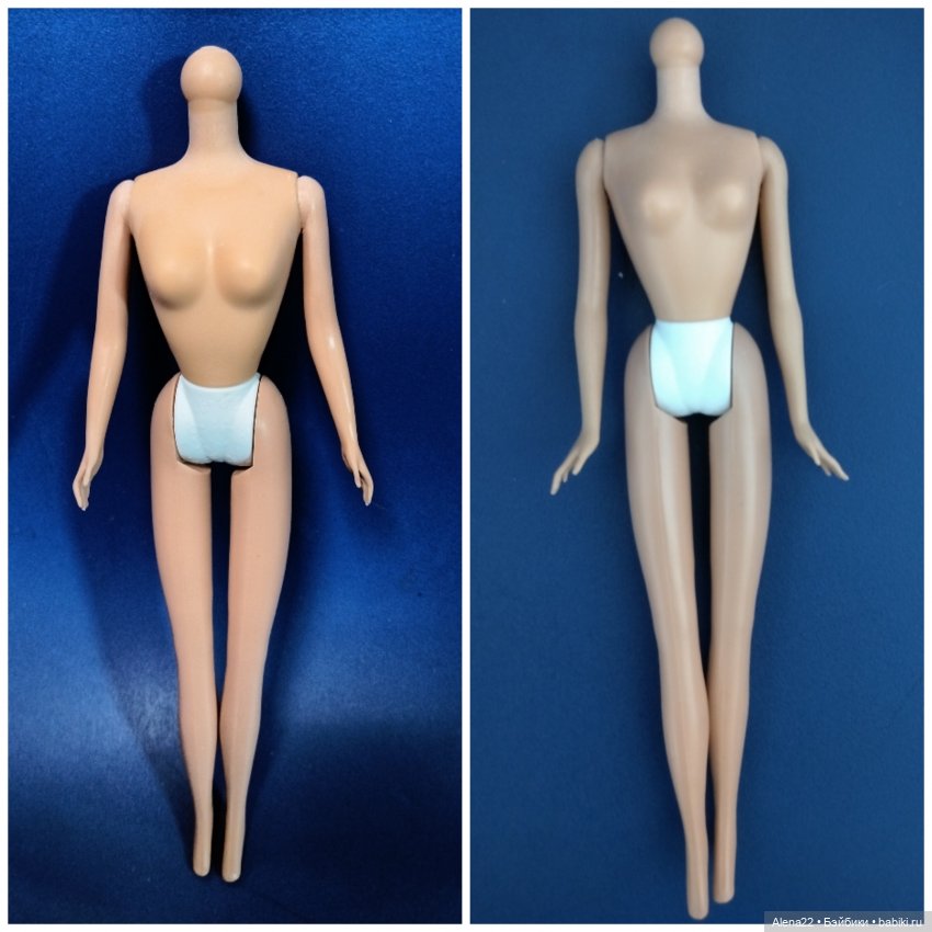 Сравнение родных рук куклы Вэнди и донорских