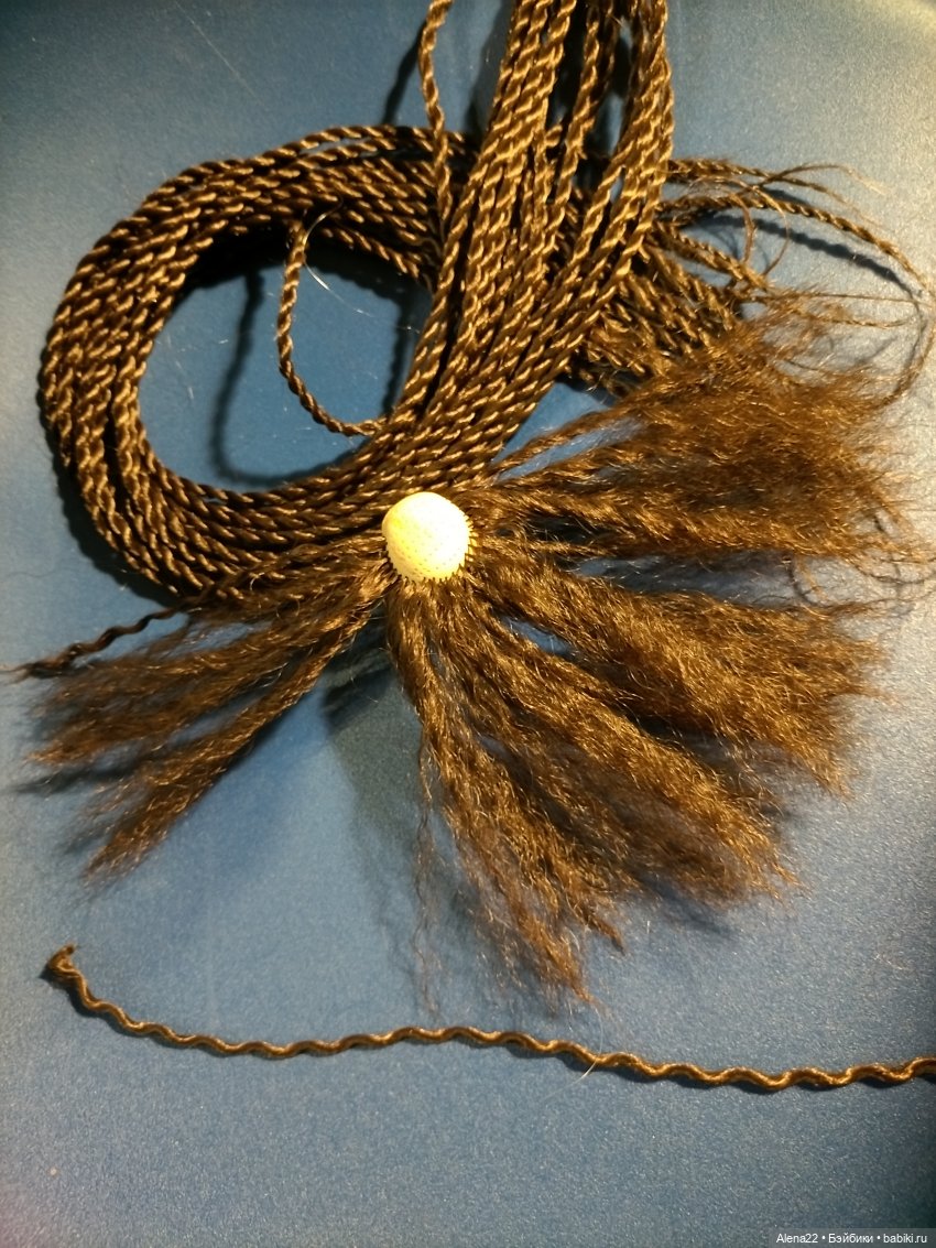 Прошивка Кена лже-дредами из синегальских косичек