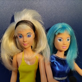 Приведение в порядок 2х девушек Jem and the holograms Hasbro