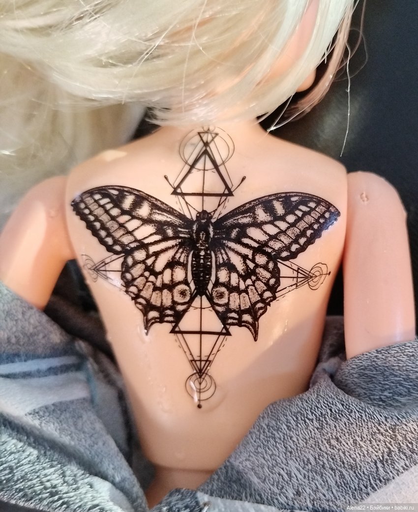 Временное тату для куклы как способ скрыть дефекты Временное тату для куклы как способ скрыть дефекты