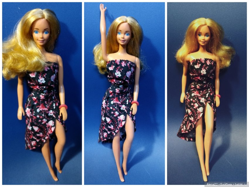 Восстановление куклы Барби Sun gold malibu 1983г