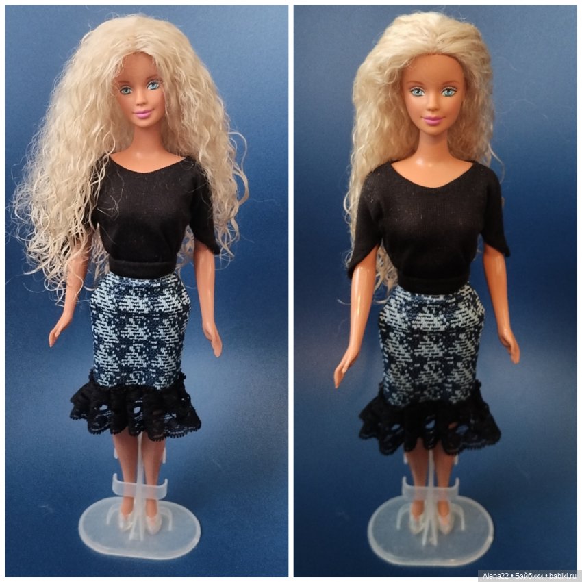 Барби Butterfly art 1998г прошита овечьими кудряшками