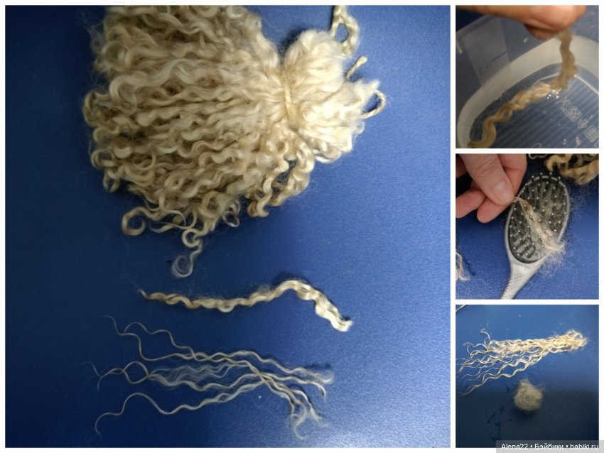 Прошивка Барби кудряшками овечки