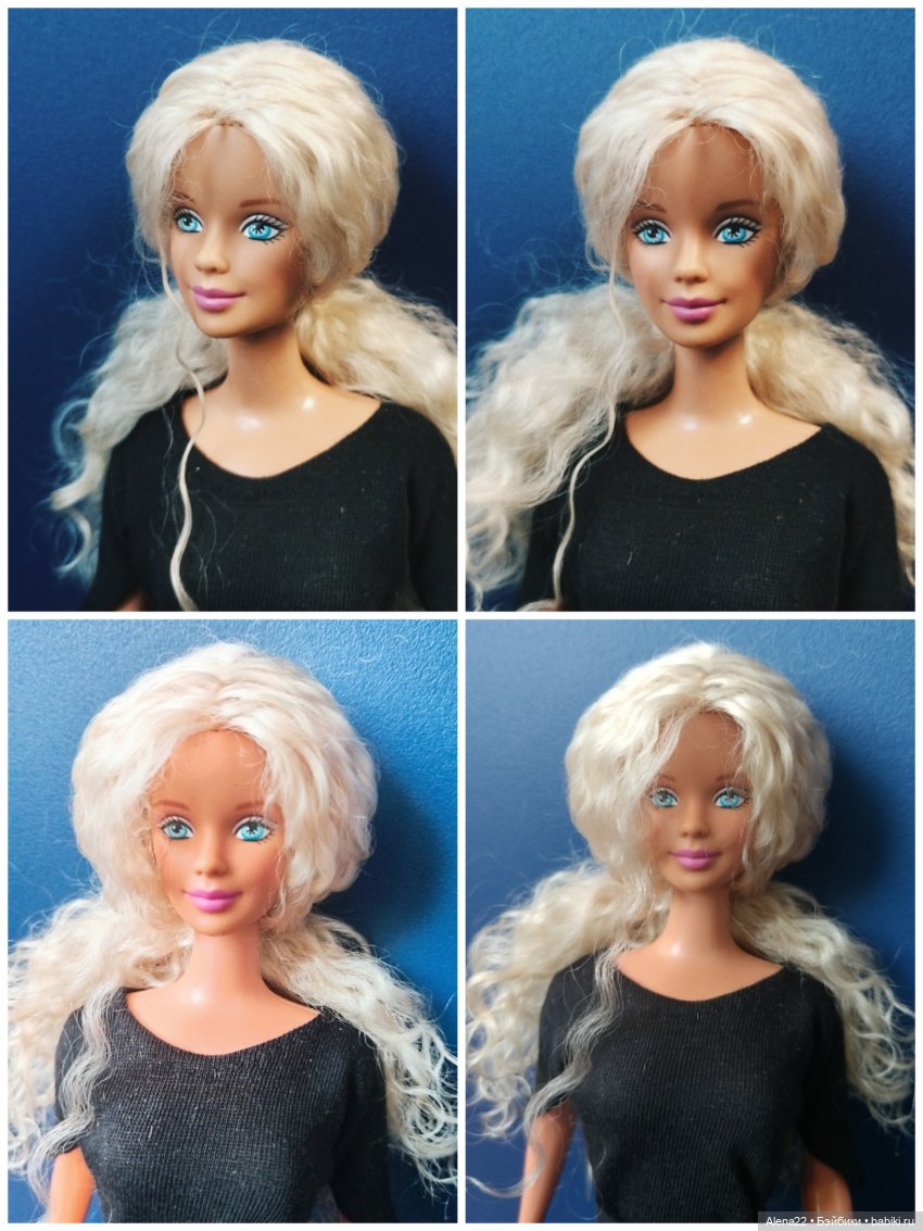 Барби Баттерфлай Арт 1998г, молд Макки, перепрошита овечьими кудрями