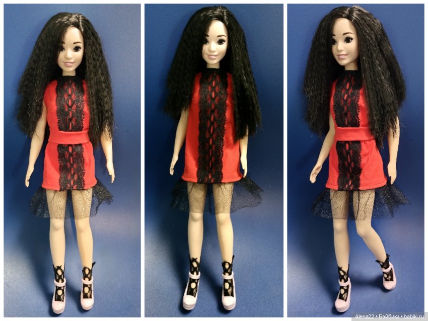 My first Barbie Renee 2023, Барби 34 см - Рене