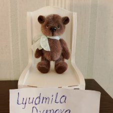 Медвежонок из меха 9 см