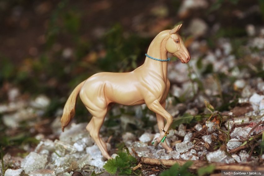 Кастом Брайер в ахалтекинца (с росписью)