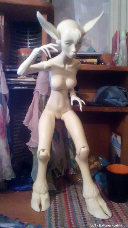 БЖД кастом копии Инженю под фэнтезийную козу (выпиливание)