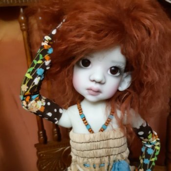 Талисса -Эльф от Kaye Wiggs примеряет парички💕