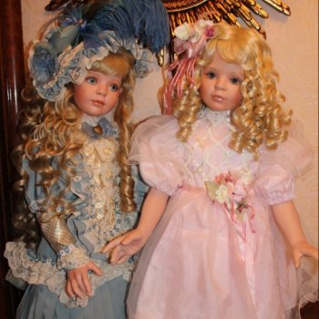 Фарфоровые красавицы от мастера Донны Руберт или часть моей коллекции