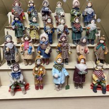 Ватные елочные игрушки «А у нас во дворе-3»