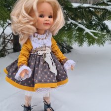 Платье + юбка из фатина + ажурные чулочки