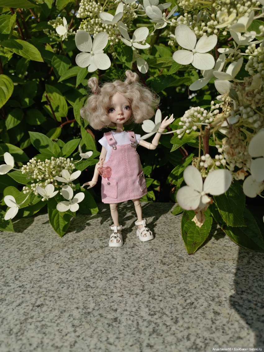 Дюймовочка в парке — Авторские куклы BJD (БЖД) у нас дома: фото (фото 2)