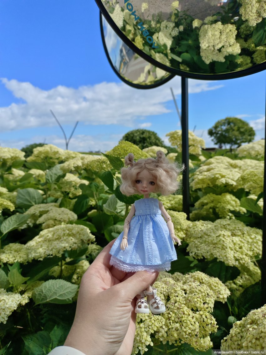 Дюймовочка в парке — Авторские куклы BJD (БЖД) у нас дома: фото
