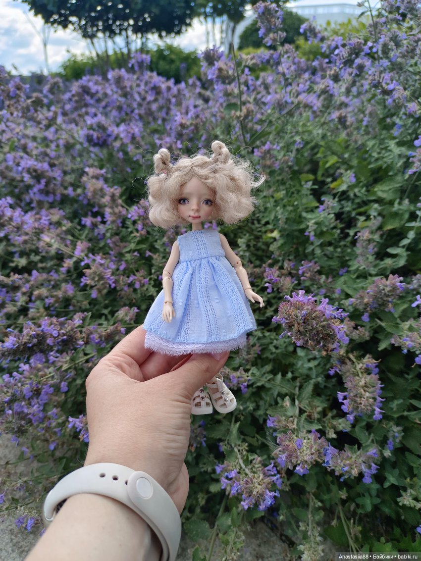 Дюймовочка в парке — Авторские куклы BJD (БЖД) у нас дома: фото