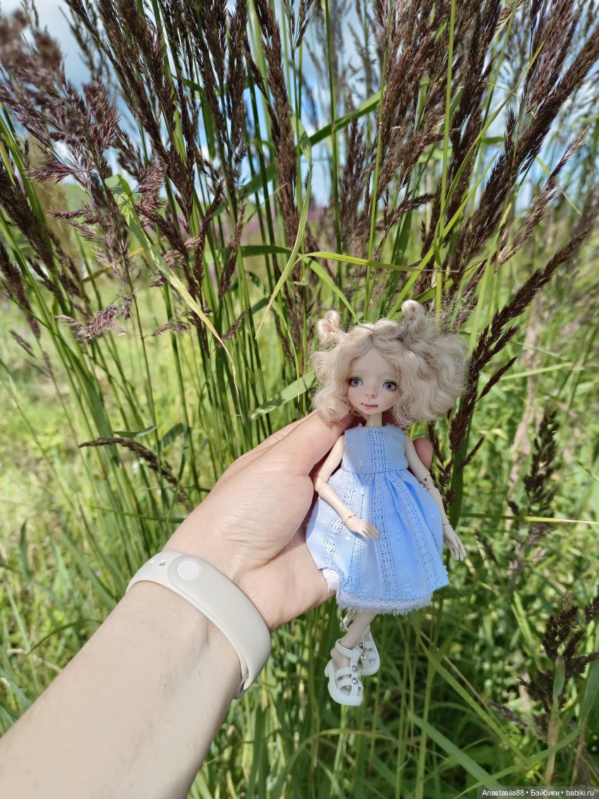Дюймовочка в парке — Авторские куклы BJD (БЖД) у нас дома: фото