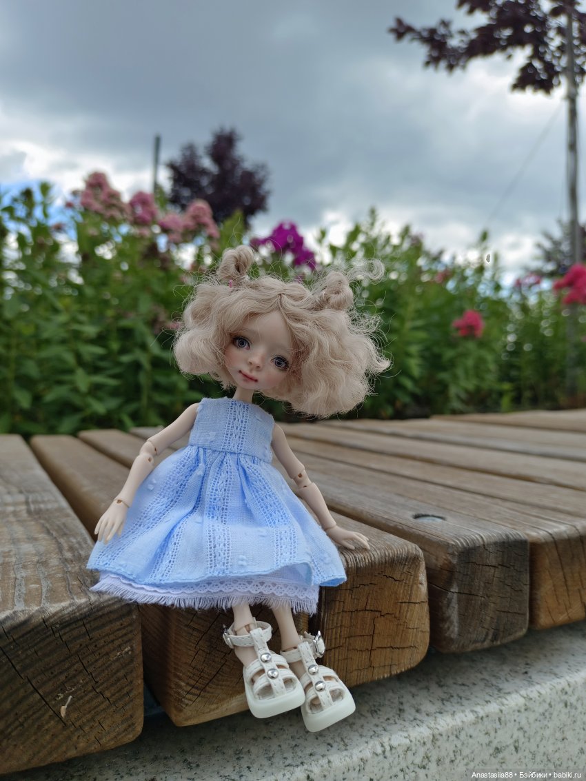 Дюймовочка в парке — Авторские куклы BJD (БЖД) у нас дома: фото
