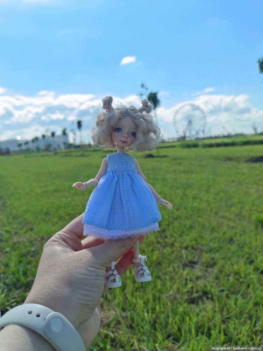 Дюймовочка в парке — Авторские куклы BJD (БЖД) у нас дома: фото