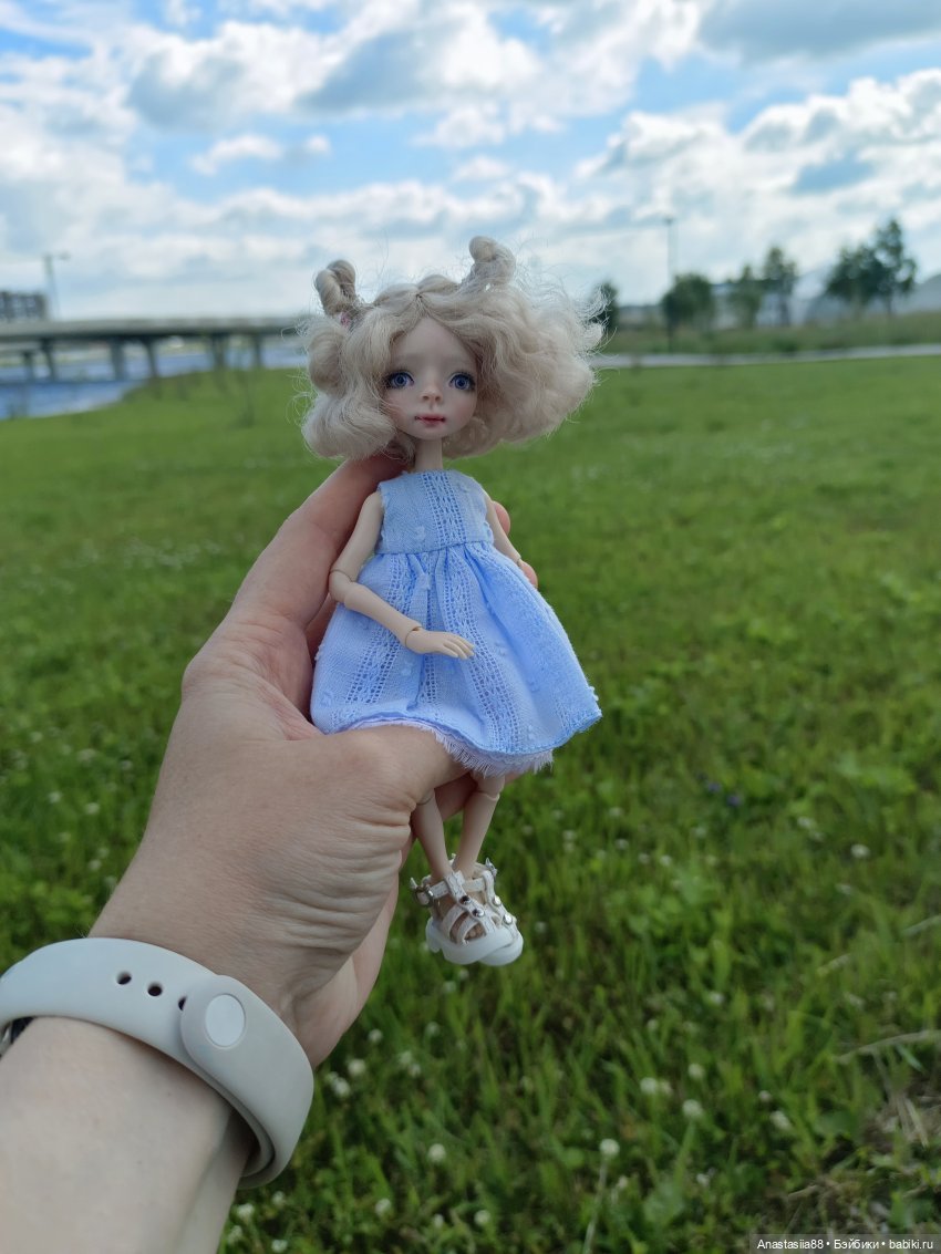 Дюймовочка в парке — Авторские куклы BJD (БЖД) у нас дома: фото