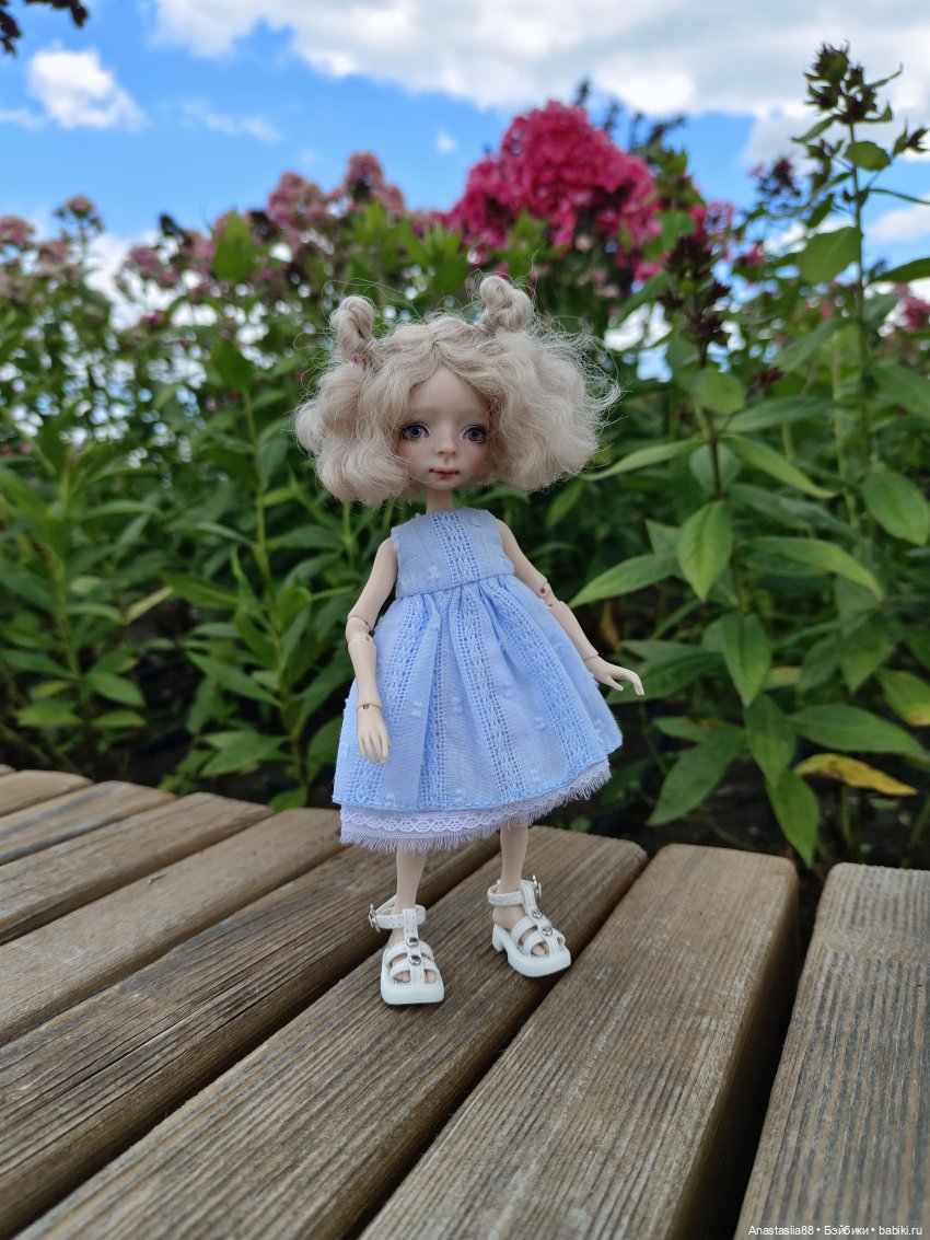 Дюймовочка в парке — Авторские куклы BJD (БЖД) у нас дома: фото