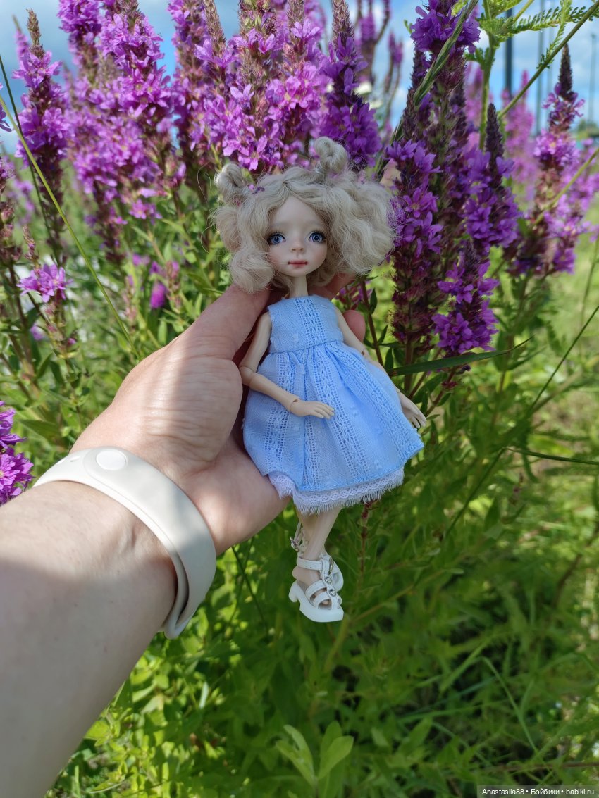 Дюймовочка в парке — Авторские куклы BJD (БЖД) у нас дома: фото (фото 10)