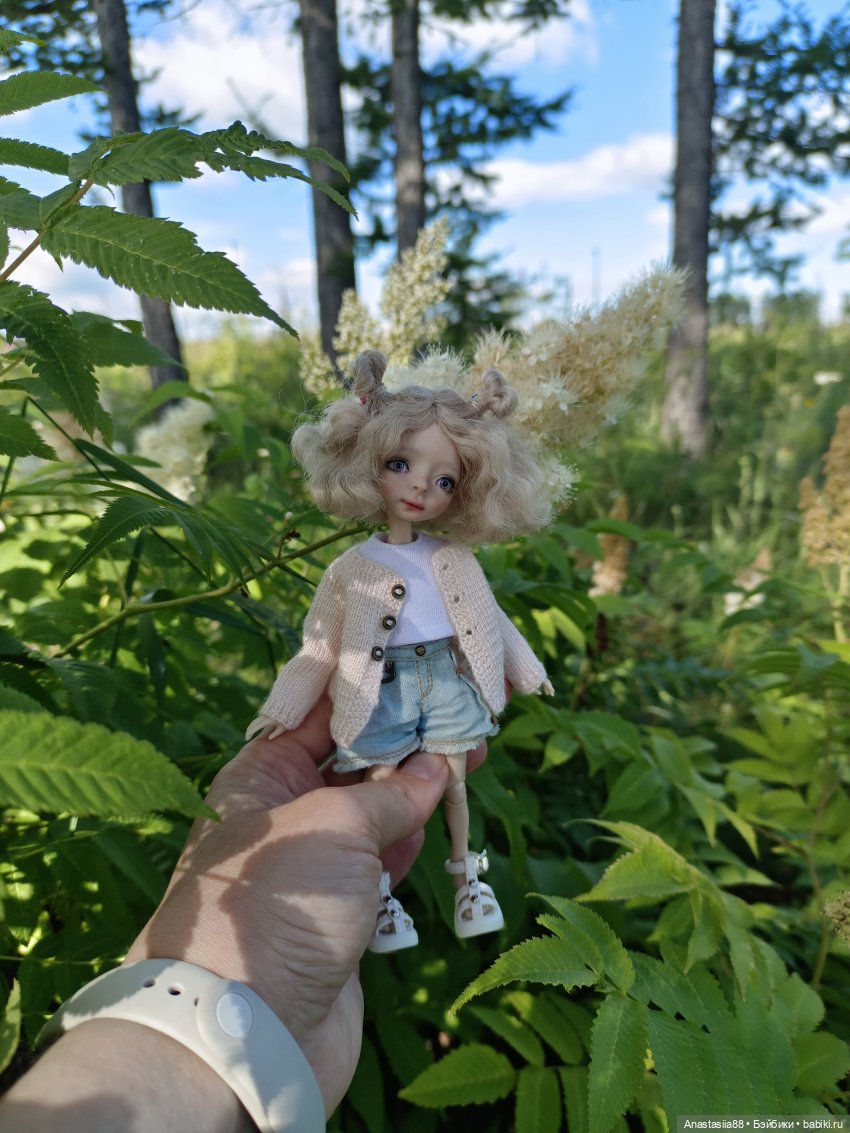 Дюймовочка в парке — Авторские куклы BJD (БЖД) у нас дома: фото (фото 8)