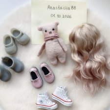 Обувь, парик, игрушка для Жу
