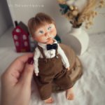 Авторская кукла мальчишка ручная работа