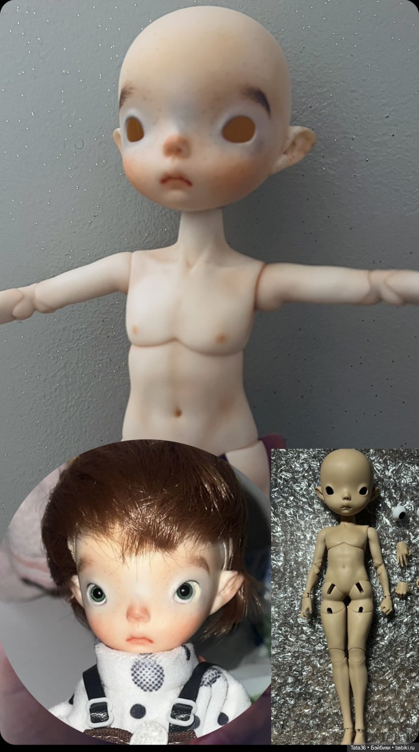 Авторский блаш, мейк, ооак, тонировка для кукол - Tali Vladi