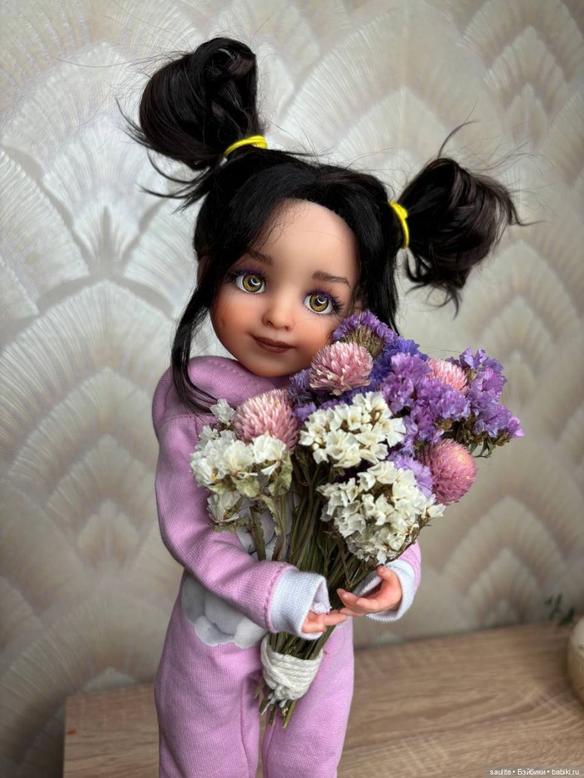 Кукла ООАК Эстер. Сложный карвинг глаз, лица.