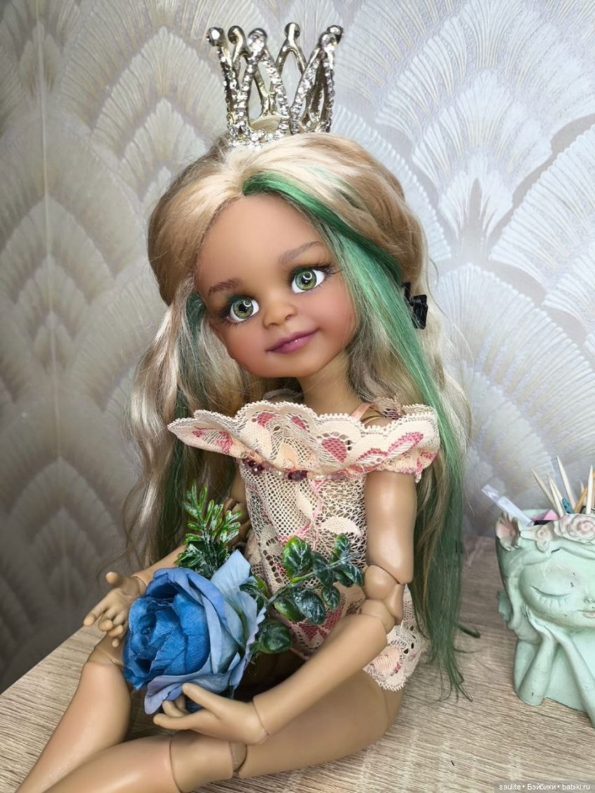 Кукла ООАК Хлоя. Тело Лилии Сергиенко. Молд  Паола Рейна.