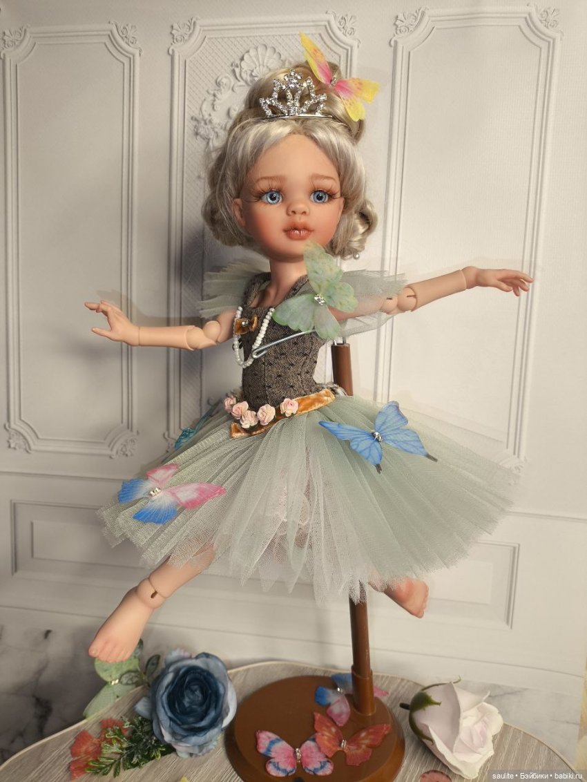 Кукла ООАК Лилит в балетном наряде ручной работы.Молд Алма тойз.
