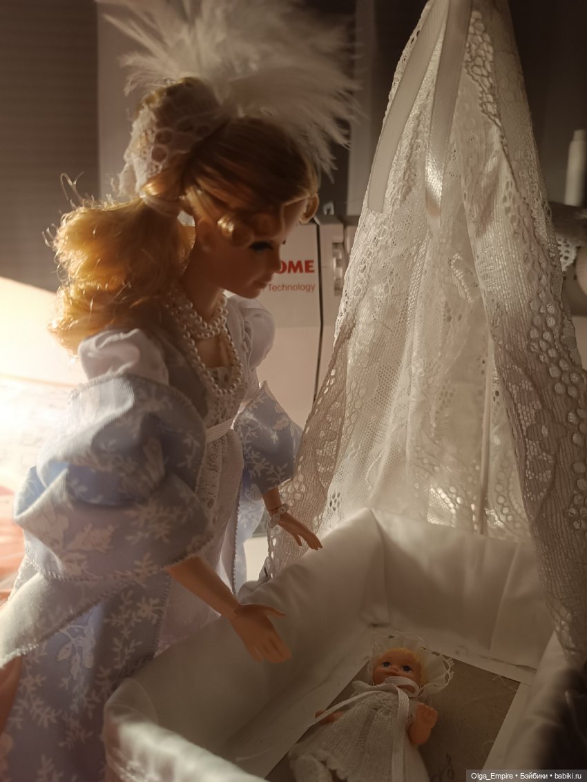 Детская кроватка 19 века — Мебель для кукол и домиков: фото (фото 9)