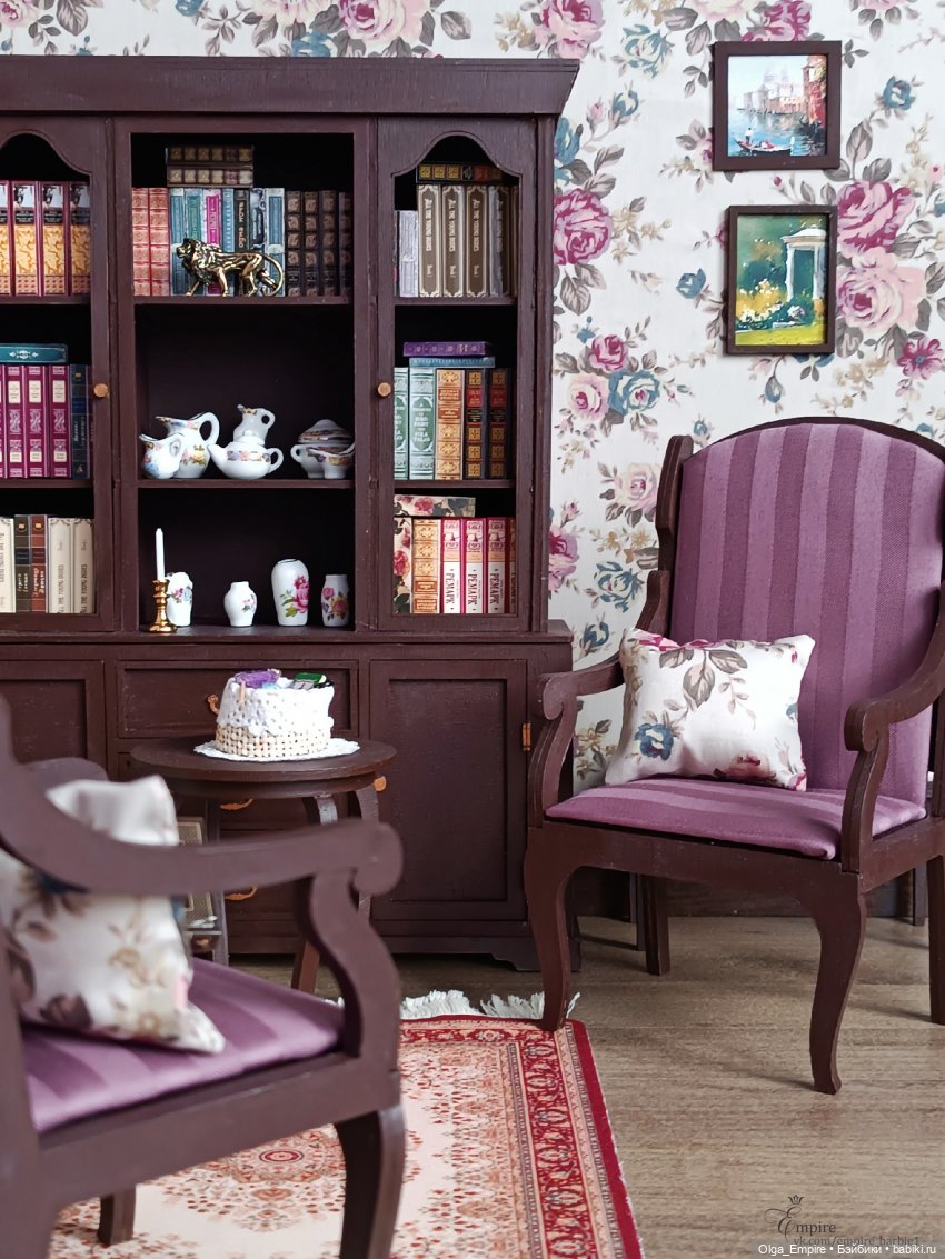 🌷 Малая гостиная 🌷 — Румбоксы и кукольные интерьеры: фото (фото 3)