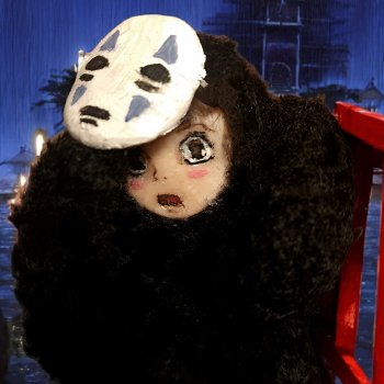 Тедди-долл "Безликая Тихиро"😱