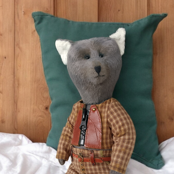 Волк Анатолий или Тедди в коже🐺