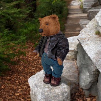 Как Мишка Степан Иванович стал моделью (добровольно принудительно)🐻