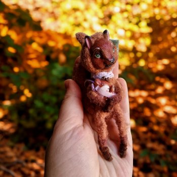 Осенняя белочка "Кленовый сиропчик"