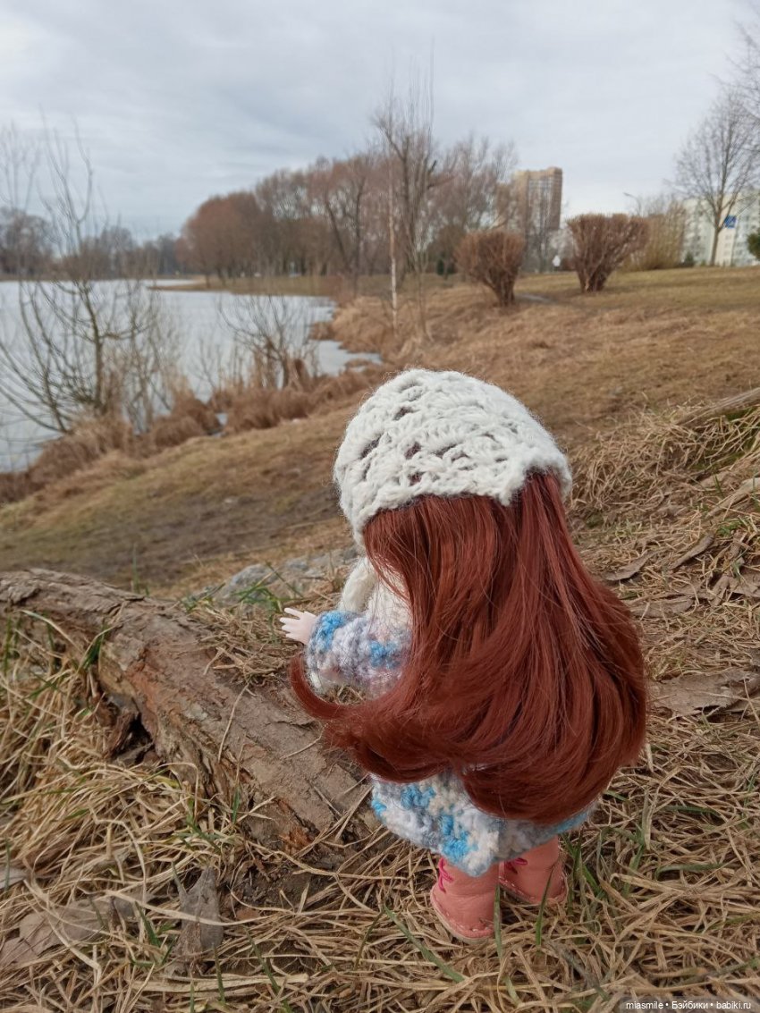 Прогулка с Лу. Март, ручей, стихи и деревья (фото 2)