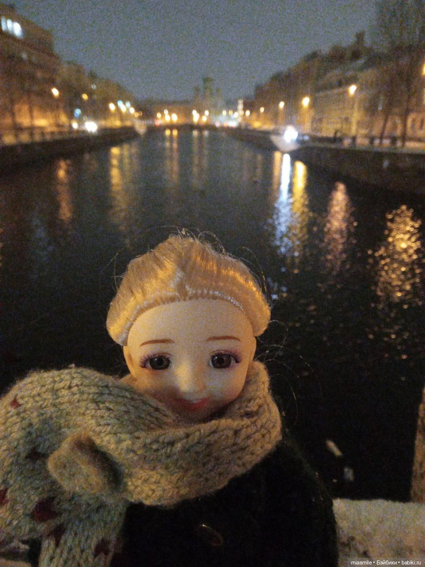 Снег. Прогулка с Аришей в Юсуповском саду (фото 4)